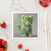 Unglaublich Kitten Serviette (Beispiel)