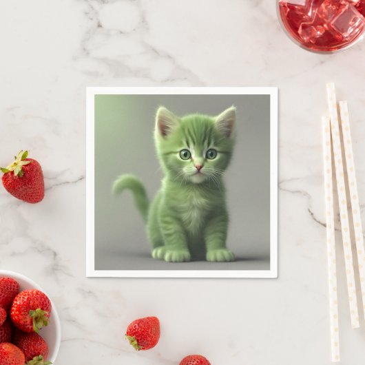 Unglaublich Kitten Serviette (Beispiel)