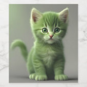 Unglaublich Kitten Weinetikett (Einzelnes Label)