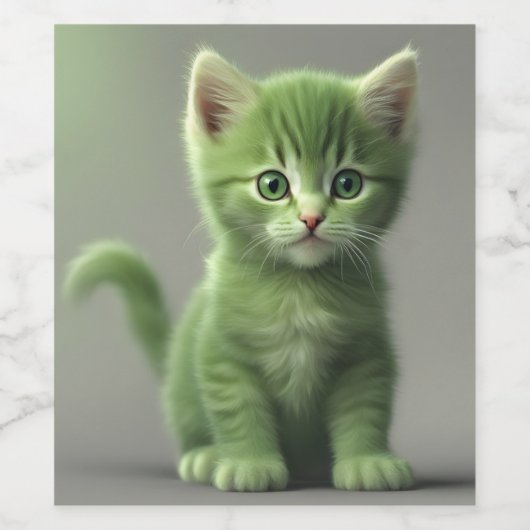 Unglaublich Kitten Weinetikett (Einzelnes Label)