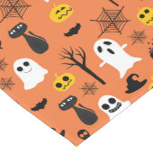 Unglaublich schöne Halloween-Symbole Großer Tischläufer (Ecke)