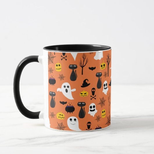 Unglaublich schöne Halloween-Symbole Tasse (Links)