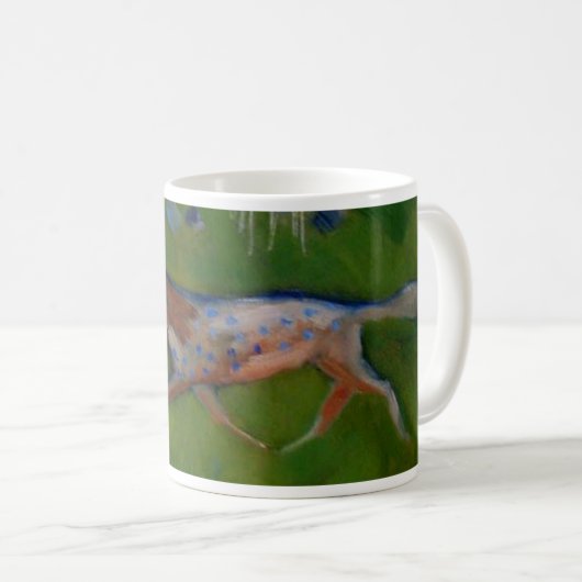 Unglaublich seltener blauer gepunkteter Fox Kaffeetasse (VorderseiteRechts)