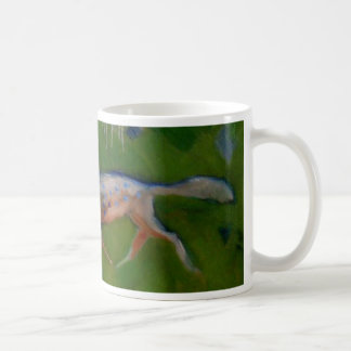 Unglaublich seltener blauer gepunkteter Fox Kaffeetasse