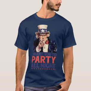 Unglaublich witzig 4. Juli Onkel Sam ich Wollte Ih T-Shirt