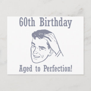 Unglaublich witzig 60. Geburtstagsgeschenke Postkarte