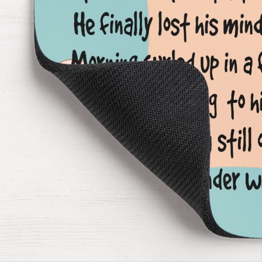 Unglaublich witzig Apotheker "plappernder " Mousepad (Ecke)