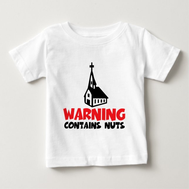 Unglaublich witzig Atheist Baby T-shirt (Vorderseite)