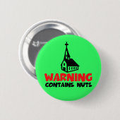 Unglaublich witzig Atheist Button (Vorne & Hinten)