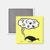 Unglaublich witzig Atheist Magnet (Vorderseite/Rückseite)