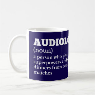 Unglaublich witzig Audiologin Definition Tasse