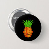 unglaublich witzig Basketballananas - original g Button (Vorne & Hinten)