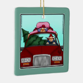 Unglaublich witzig Baum Schlucken Keramikornament (Rechts)