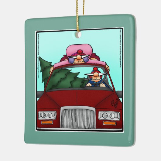 Unglaublich witzig Baum Schlucken Keramikornament (Links)