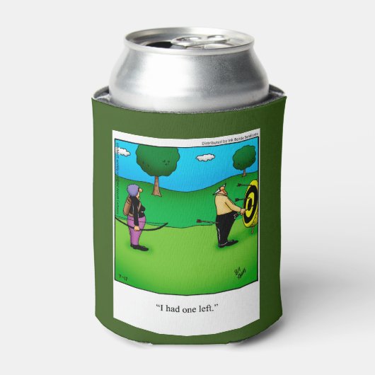 Unglaublich witzig Bogenschütze Spaß kann Geschenk Dosenkühler (Kanne Vorderseite)