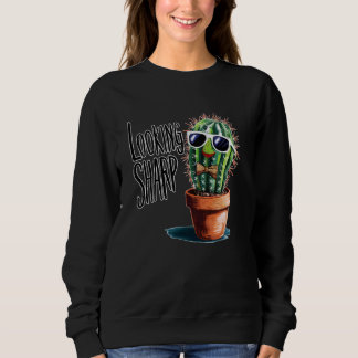 Unglaublich witzig Cactus succulent Graph Sweatshirt