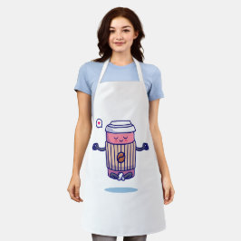 Unglaublich witzig Cartoon Kaffeetyp Schürze