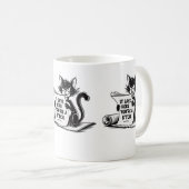Unglaublich witzig Cat Geschenk für Office oder Zu Kaffeetasse (VorderseiteRechts)