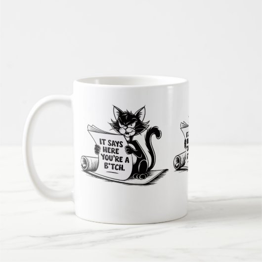 Unglaublich witzig Cat Geschenk für Office oder Zu Kaffeetasse (Links)