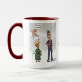 Unglaublich witzig Cupid Large Combo-Tasse Tasse (Links)