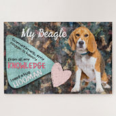 Unglaublich witzig Denken aus Ihrem Beagle Puzzle (Horizontal)