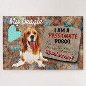 Unglaublich witzig Denken aus Ihrem Beagle Puzzle (Horizontal)
