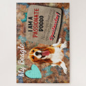 Unglaublich witzig Denken aus Ihrem Beagle Puzzle (Vertikal)