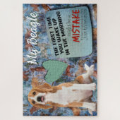 Unglaublich witzig Denken aus Ihrem Beagle Puzzle (Vertikal)