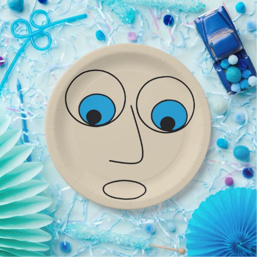 Unglaublich witzig Design des Cartoon Pappteller (Party)