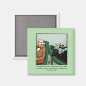 Unglaublich witzig Dracula Spaß Halloween Magnet (Vorderseite/Rückseite)