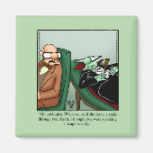 Unglaublich witzig Dracula Spaß Halloween Magnet (Vorne)