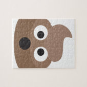 Unglaublich witzig entsetztes Emoji kacken Puzzle (Horizontal)