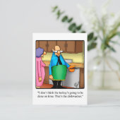 Unglaublich witzig Erntedank Spaß Postkarte (Stehend Vorderseite)