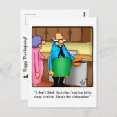 Unglaublich witzig Erntedank Spaß Postkarte (Vorne/Hinten)