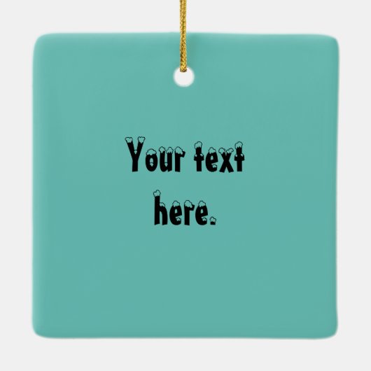 Unglaublich witzig Festsaison - Ornament (Rückseite)