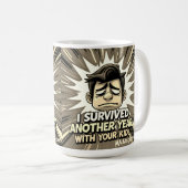 Unglaublich witzig Flucht des Lehrers Kaffeetasse (VorderseiteRechts)