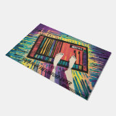 Unglaublich witzig Foot Barcode Doormat Fußmatte (Schrägansicht)