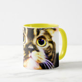 Unglaublich witzig Foto einer lustigen Katze. Jetz Tasse (VorderseiteRechts)