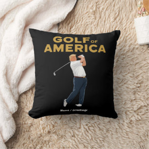 Unglaublich witzig Funny Golf in Amerika Meme Trum Kissen