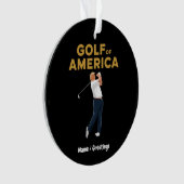 Unglaublich witzig Funny Golf in Amerika Meme Trum Ornament (Vorderseite)