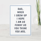 Unglaublich witzig Funny Vater Jokes Geburtstag Va Karte (Vorderseite)