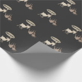 Unglaublich witzig Gebirgstier, Ohnmacht Geschenkpapier (Ecke)