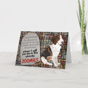 Unglaublich witzig Gedanke aus Ihrem Beagle Geburt Karte