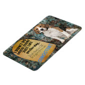 Unglaublich witzig Gedanken von Ihrem Beagle Magne Magnet (Linke Seite)