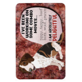 Unglaublich witzig Gedanken von Ihrem Beagle Magne Magnet (Vertikal)