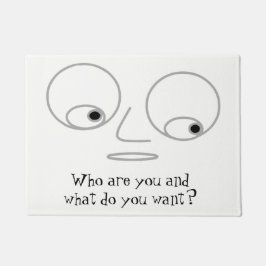 Unglaublich witzig Gesichts-Entwurfs-unhöfliche Fußmatte