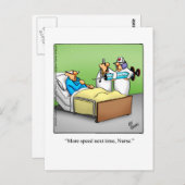Unglaublich witzig Get Well Spaß Postkarte (Vorne/Hinten)