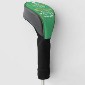 Unglaublich witzig Golf Driver-Sprichwort Headcover (angewinkelt)