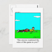Unglaublich witzig Golf Spaß Postkarte (Vorne/Hinten)