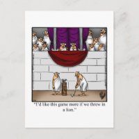 Unglaublich witzig Golf Spaß Postkarte